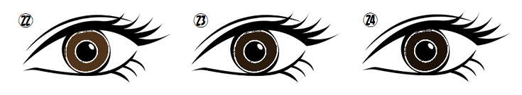 人の目の色は 全部で24種類 日本人は4種類 あなたは何番の色 ぱやブログ