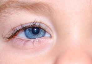 青い目の赤ちゃん
